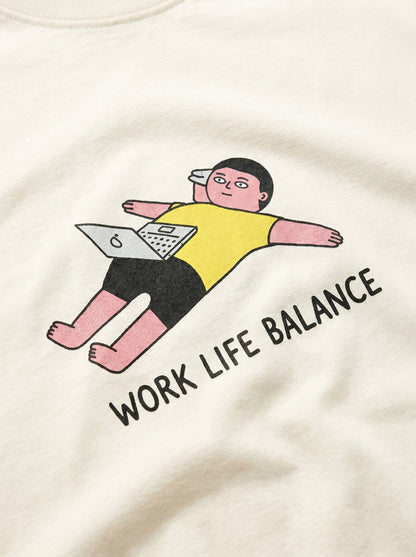 Work Life Balance Unisex Oversized T-Shirt