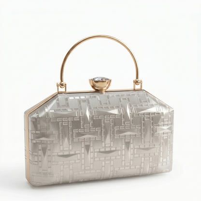 Crystal Pearl Luxe Statement Handbag