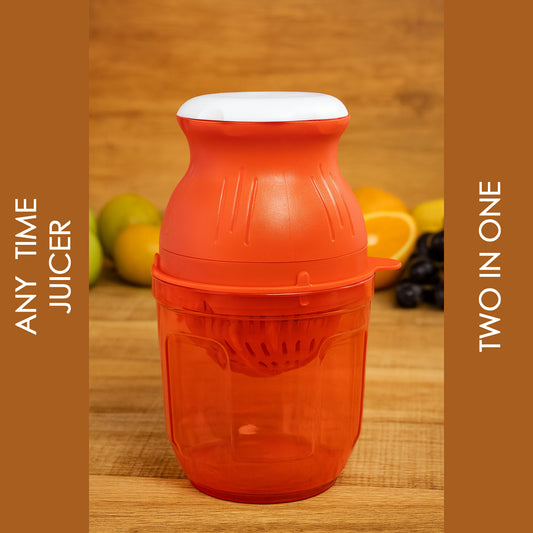 Supermom Anytime Manual Juicer – Easy to Use Handheld Juicer for Fruits and Vegetables with Transparent Container - 1 Pices