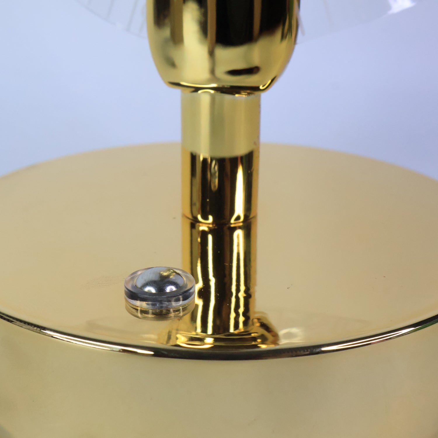 Luxury Crystal LED Double Shade Table Lamp with Golden Base – Modern Decorative Lighting for Home, Office & Gifting (1 Pc)