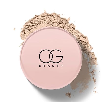 OG Beauty Brew Flawless Touch Compact Powder – Shade Brew – Enriched with Hyaluronic Acid & Vitamin E – 9 GM – Long Lasting Matte Finish