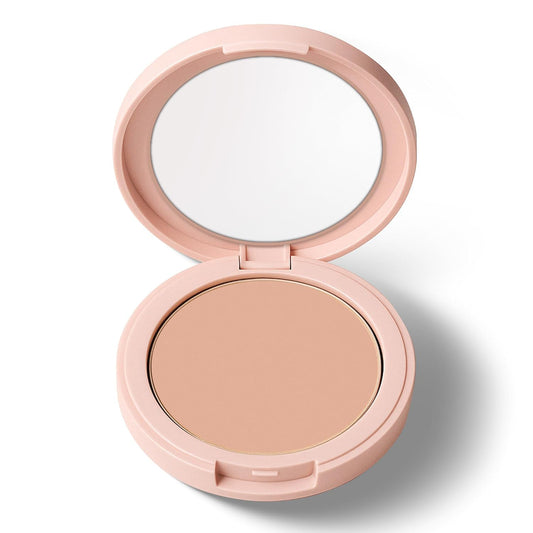 OG Beauty Biscotti Flawless Touch Compact Powder – Shade Brew – Enriched with Hyaluronic Acid & Vitamin E – 9 GM – Long Lasting Matte Finish Face Makeup