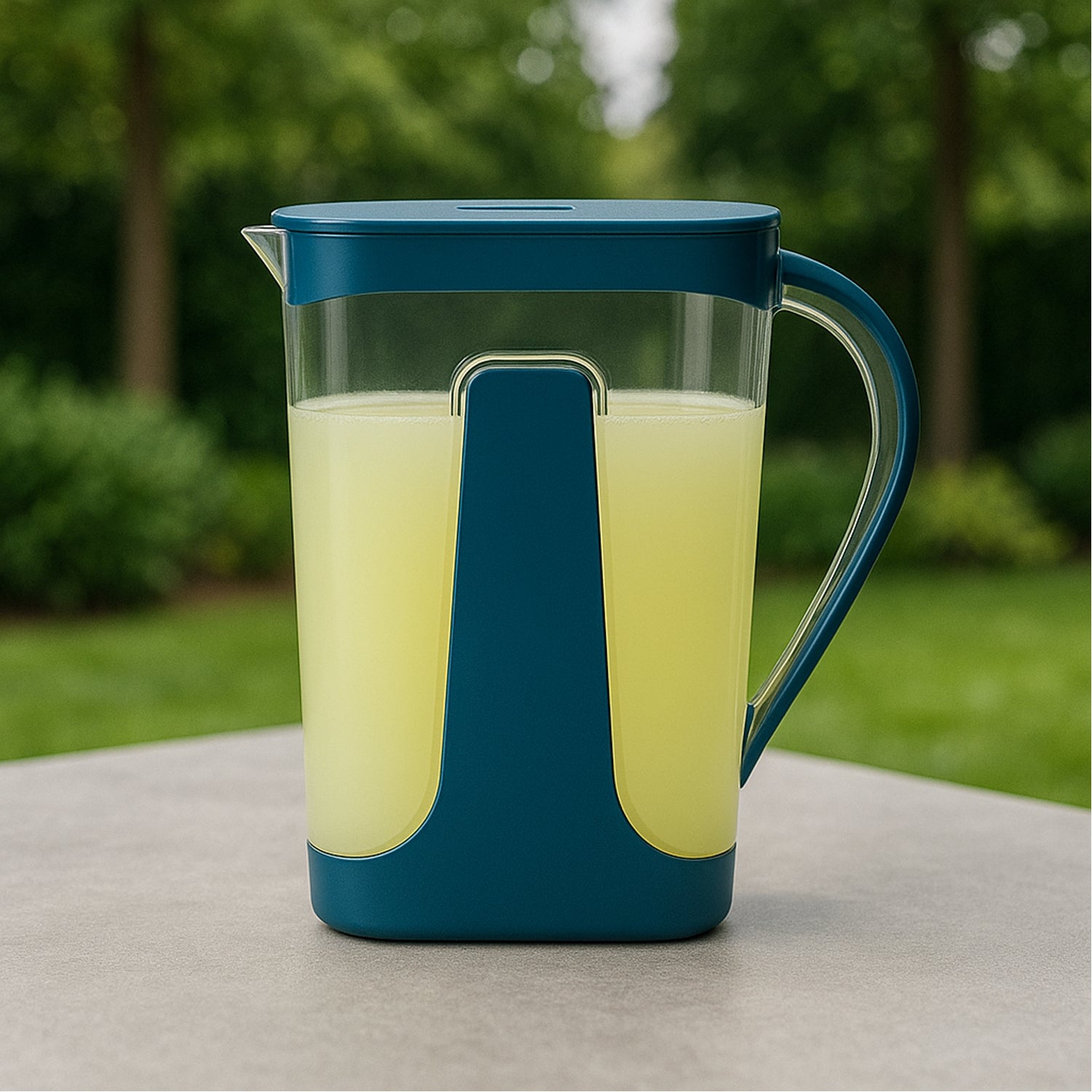 Supermom Plastic Pure Water Jug – 2000 ML, Transparent, Unbreakable & Reusable