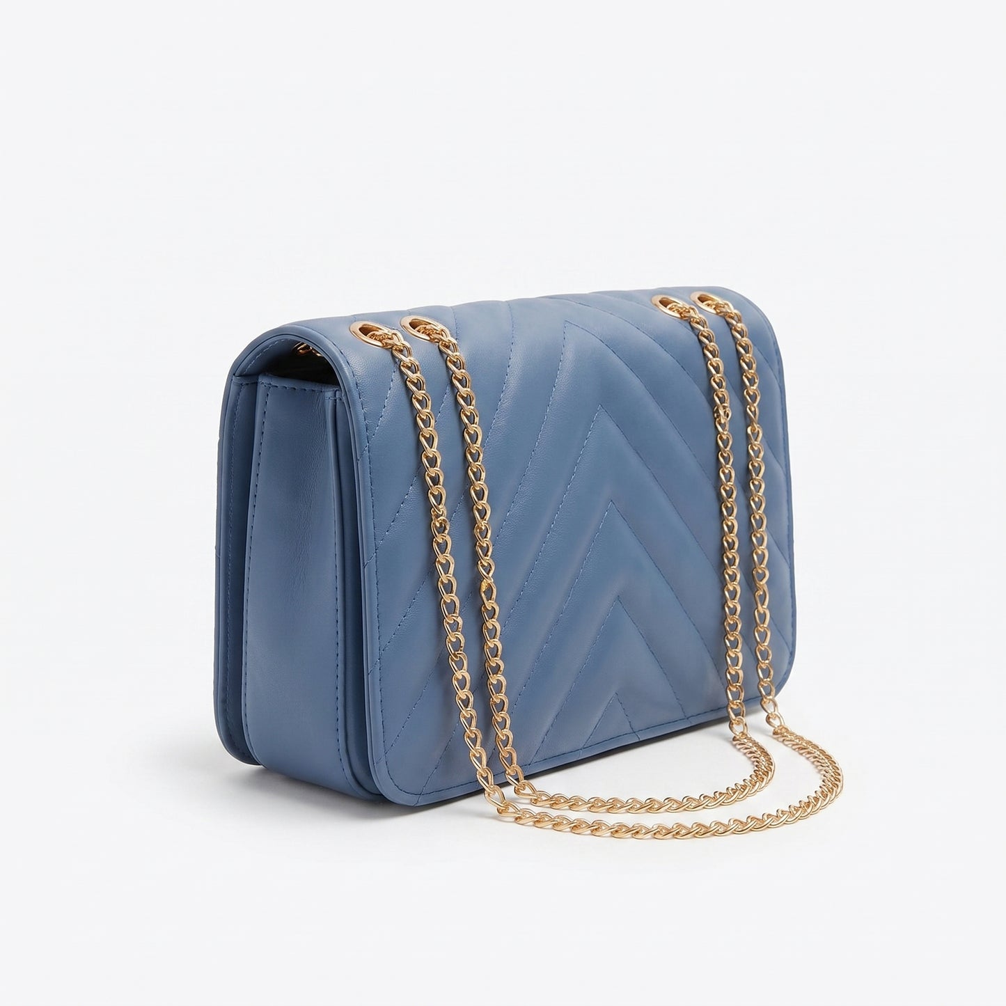 SkyLuxe Chevron Blue Sling Bag for Women