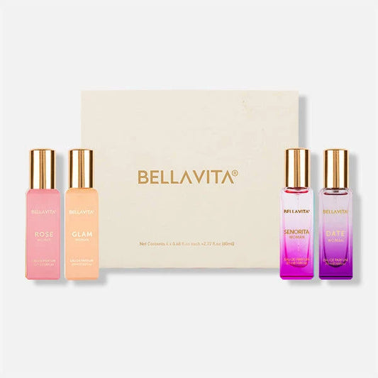 Bellavita Luxury Women Eau De Parfum Gift Set (4 Pc 20 Ml Each)