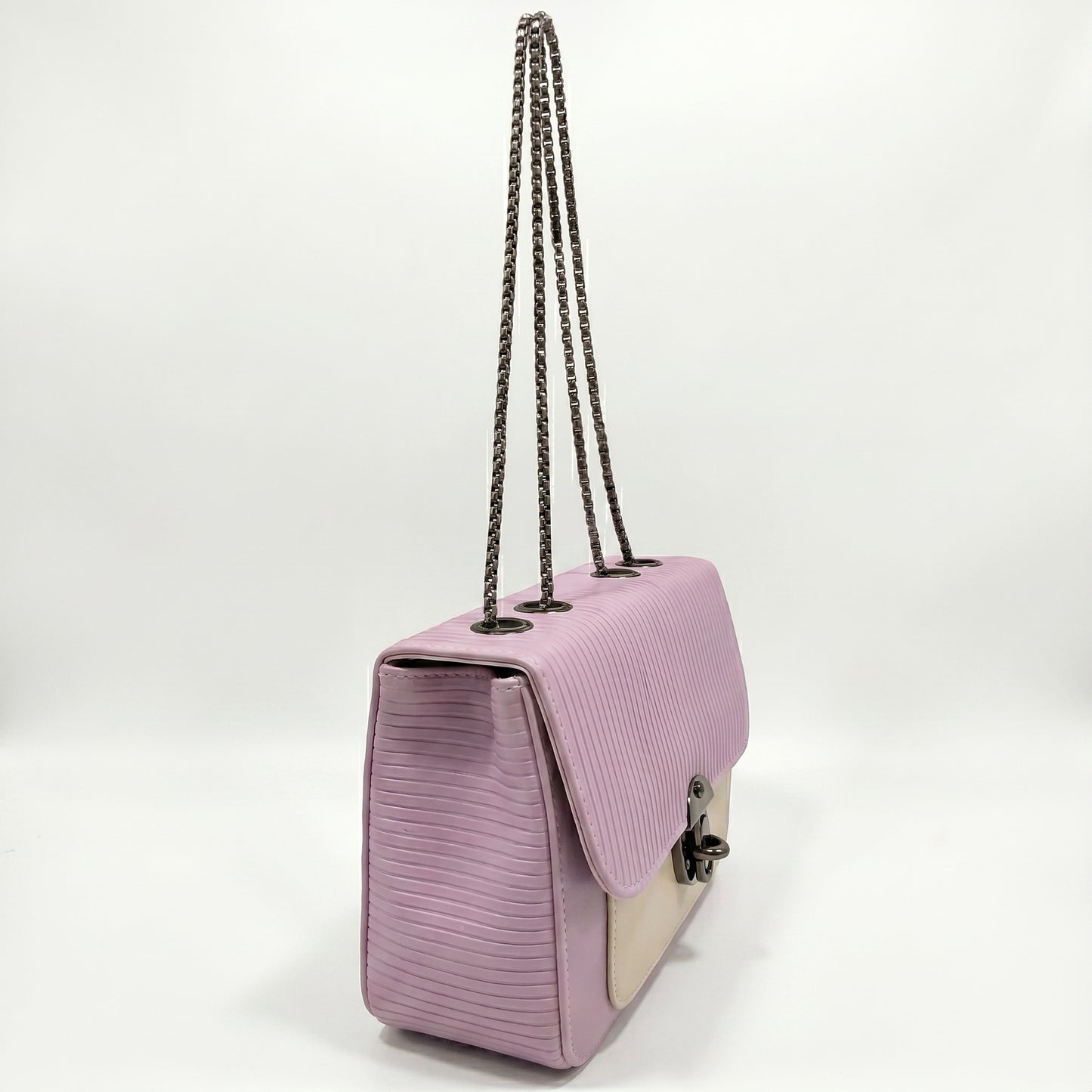 LavishLily Lavender Chain Sling Bag for Women