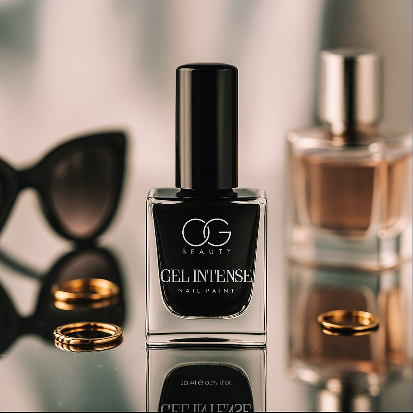 OG Beauty Black Beauty Gel Nail Polish + FREE Assorted Nail Paint