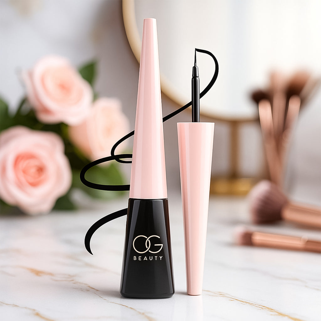 OG Beauty Mystic Eyeliner 4.5 ml – Intense Matte Waterproof Liquid Eyeliner with Precision Brush, Smudge-Proof & Long-Lasting Eye Makeup