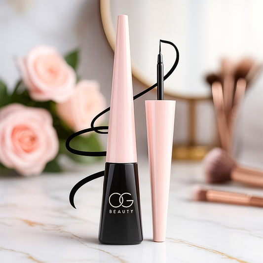 OG Beauty Mystic Eyeliner 4.5 ml – Intense Matte Waterproof Liquid Eyeliner with Precision Brush, Smudge-Proof & Long-Lasting Eye Makeup