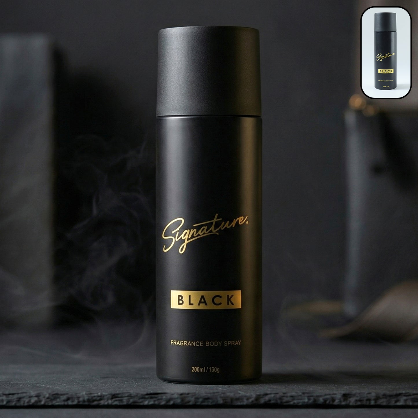 Signature Premium Black Fragrance Body Spray 200 Ml
