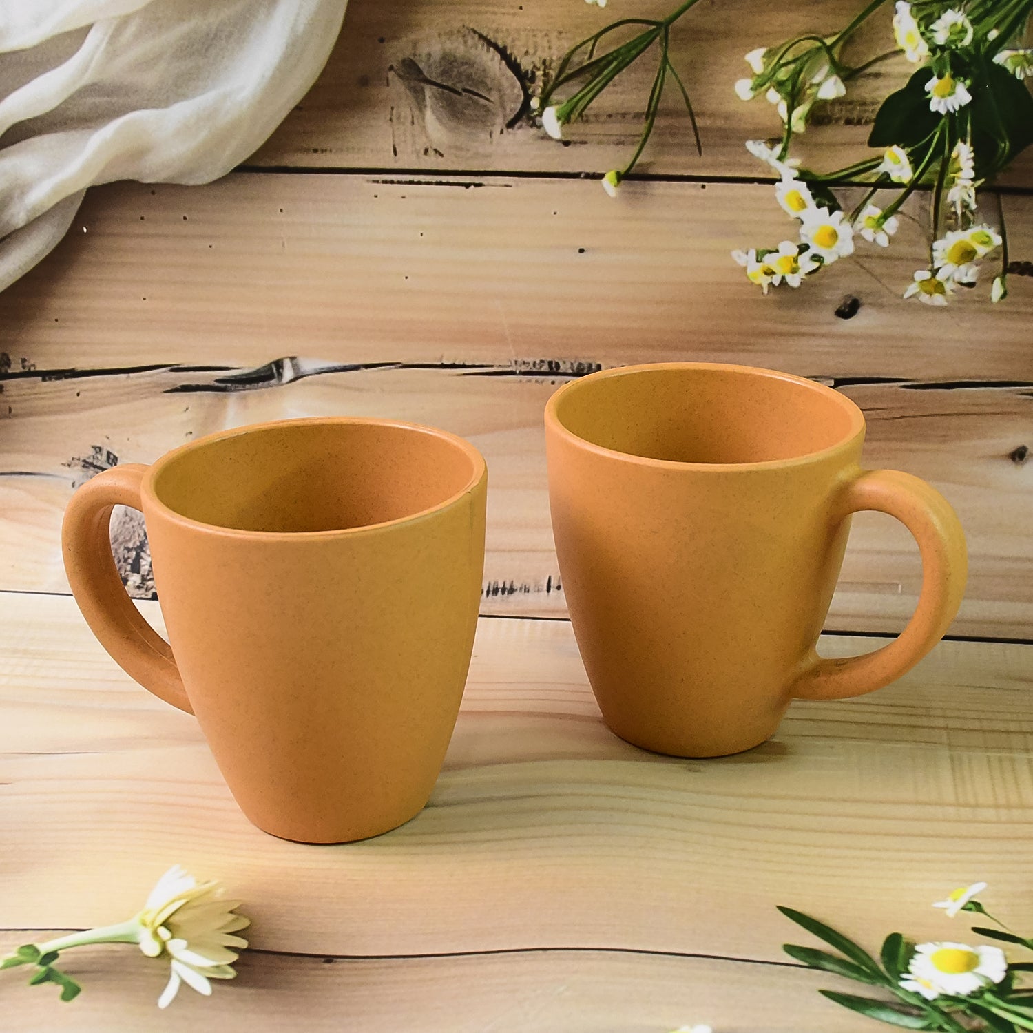 Premium Coffee & Tea Mugs Set – 2 Pc, 350ML | Stylish Drinkware for Home, Office & Gifting